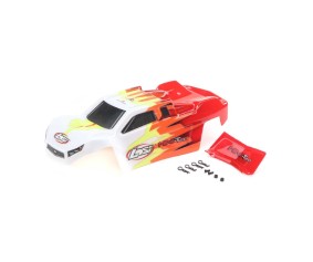 Losi Body, Red/White: Mini-T 2.0