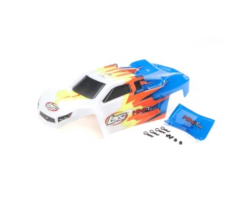 Losi Body, Blue/White: Mini-T 2.0