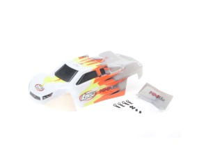 Losi Body, Gray/White: Mini-T 2.0