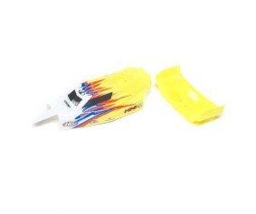Losi Body, Wing, Yellow/White: Mini-B