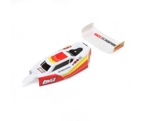 Losi Body, Wing, Red: Mini-B, BL
