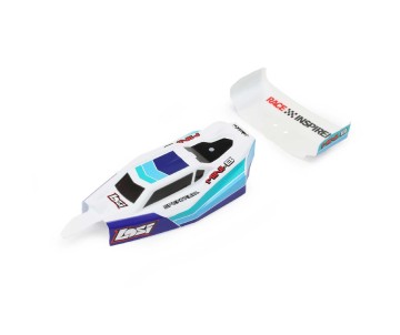 Losi Body, Wing, Blue: Mini-B, BL