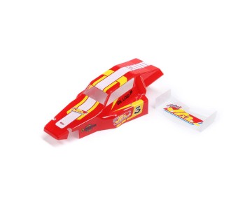 Losi Body & Wing, Red: Mini JRX2
