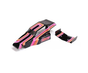 Losi Body & Wing, Black: Mini JRX2