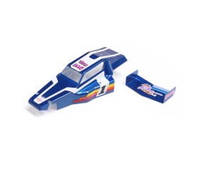 Losi Body & Wing, Blue: Mini JRX2