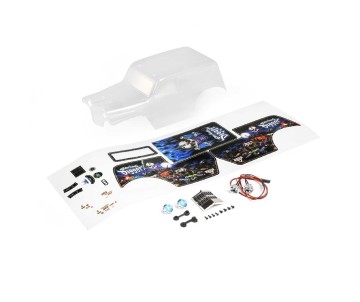 Losi Body Set, Son Uva Digger, Clear: Mini LMT