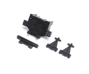 Losi Rear Bulkhead, Toe Block, Link Mount: Mini JRX2