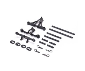 Losi Body Mount Set & Posts: Mini Drag