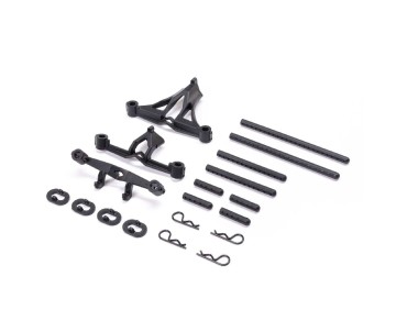 Losi Body Mount Set & Posts: Mini Drag