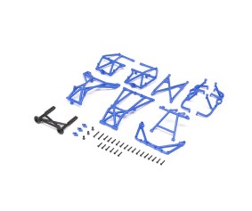 Losi Cage Set Complete, Blue: Mini LMT