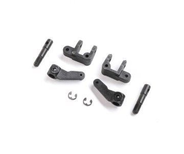 Losi Spindle, Caster Block, Front Axle Set: Mini JRX2