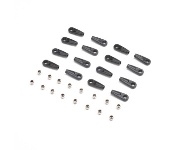 Losi 4-link Rod End & Pivot Balls (16): Mini LMT