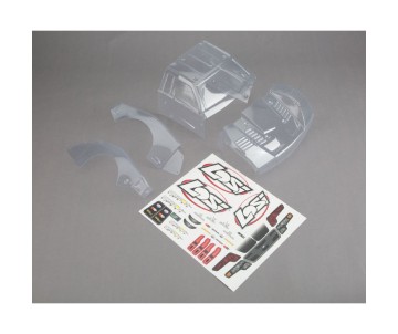 Losi Body Set, Clear: Baja Rey