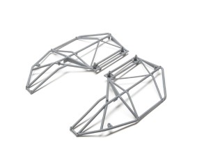 Losi Roll Cage, Side, Left & Right, Gray: Rock Rey