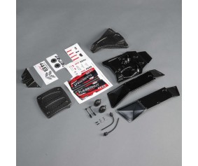 Losi Body Set, Red, Painted: Ultra 4