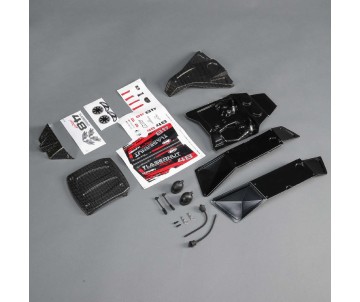 Losi Body Set, Red, Painted: Ultra 4