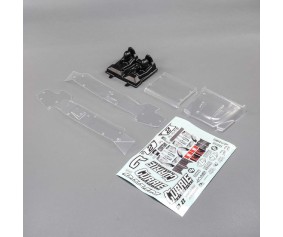 Losi Body/Driver Set, Clear: Hammer Rey