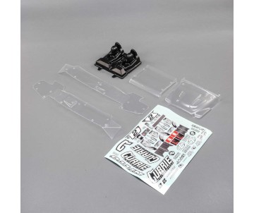 Losi Body/Driver Set, Clear: Hammer Rey
