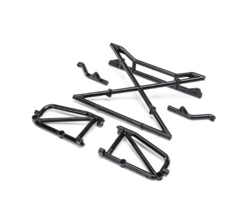 Losi Shock Tower, Rear Body & Center Brace: BR 2.0