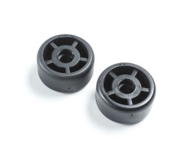 Losi Wheelie Bar Wheel Set (2): 22S Drag