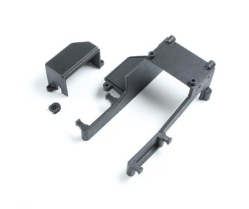 Losi Rear Bulkhead Set, Aluminum Chassis: 22S