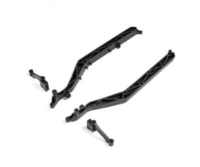 Losi Side Guard Set, Aluminum Chassis: 22S