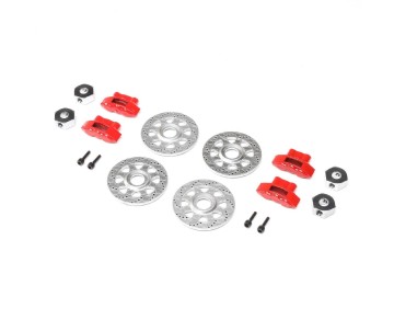 Losi Brake Set w/Wheel Hex & Pin (4): RZR Rey