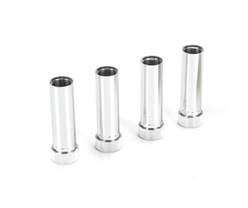 Losi Shock Body, 1.2, Non-Thread, Silver(4): NCR2.0