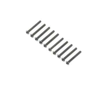 Losi Button Head Screws M3x25mm (10)