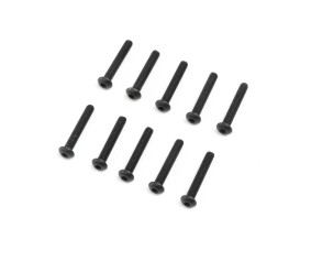 Losi Button Head Screws, M2.5 x 16mm (10)