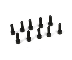 Losi Cap Head Screws, M2.8 x 10mm, Self-Tapping (10)
