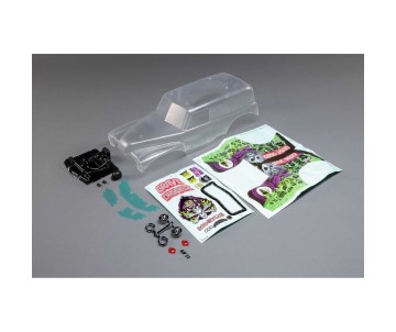 Losi Body Set, Grave Digger, Clear: LMT