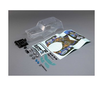 Losi Body Set, Clear, Son Uva Digger: LMT