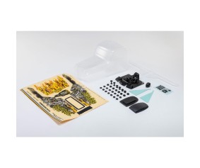 Losi Body Set, Clear, Bog Hog: LMT Mega