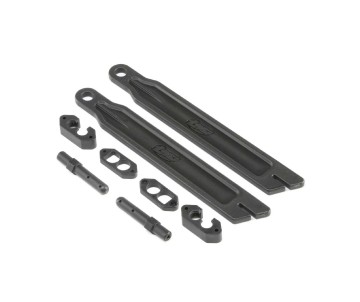 Losi Battery Straps and EC5 Plug Holder: LST 3XL-E