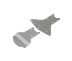 Losi Skid Plate Set,Front/Rear:  LST 3XL-E