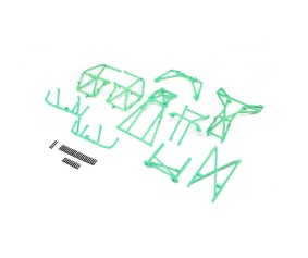 Losi Cage Set, Complete, Green: LMT