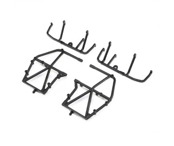 Losi Side Cage and Lower Bar, Black: LMT