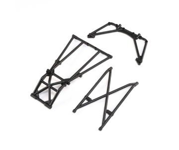 Losi Rear Cage and Hoop Bars, Black: LMT
