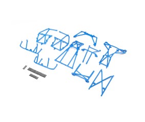Losi Cage Set  Complete, Blue: LMT