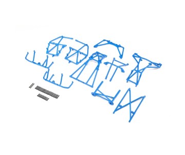 Losi Cage Set  Complete, Blue: LMT