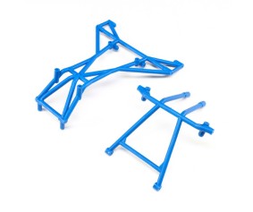 Losi Top and Upper Cage Bars, Blue: LMT