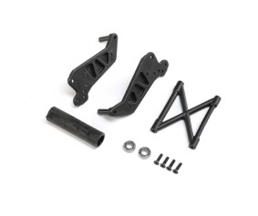 Losi Wheelie Bar Set, Black: LMT