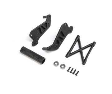 Losi Wheelie Bar Set, Black: LMT