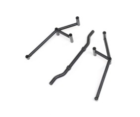 Losi Rear Cage Body Support, Black: LMT Mega