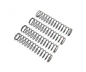 Losi Shock Spring Soft, Red, 2.2 rate (4): LMT