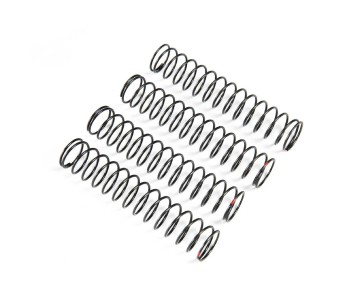 Losi Shock Spring Soft, Red, 2.2 rate (4): LMT
