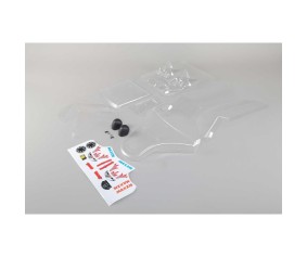 Losi Body Set  w/sticker sheet, Clear: DBXL-E