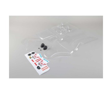 Losi Body Set  w/sticker sheet, Clear: DBXL-E