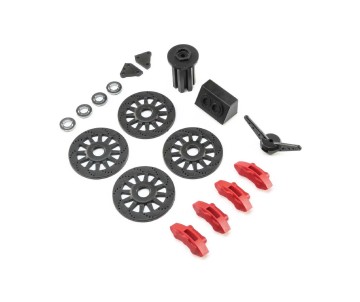 Losi Brake and Spare Tire Accessory Set: Super Baja Rey